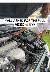 He Loves His Car! #southflorida #fyp #jamaicantiktok🇯🇲viral #jamaicans #camry