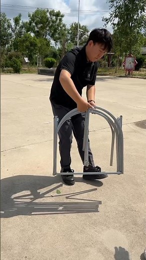 Portable Poultry Solution: Foldable Chicken Run #chikenrunway #tunnelfarming #viral