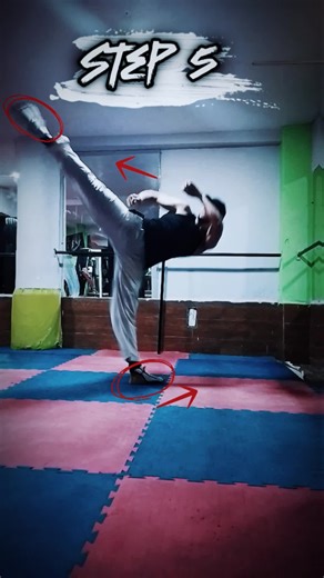 Knockout combo Taekwondo tutorial 🥋 #knockout #ayoubamer #tkd #taekwondo #kicks #martialarts