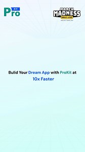 � ProKit Flutter UI Kit – 50% OFF in March Madness Sale! 960+ Screens & More