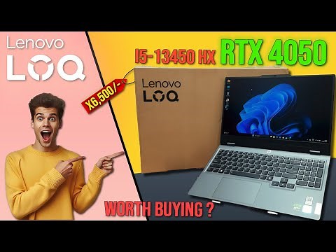 Lenovo LOQ RTX 4050 Unboxing | Intel i5 13th Gen Gaming Laptop Review