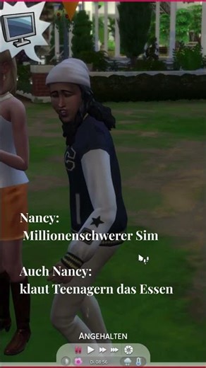 Nancy Landgraab - Reich an Simoleons, arm an Anstand #sims4 #vongrundauf #cozygaming #ragstoriches