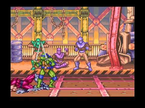 SNES Longplay [434] Teenage Mutant Ninja Turtles: Tournament Fighters