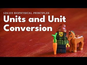 Units and unit conversion
