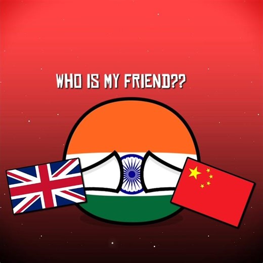 Who is a real friend? || #countryballs #india #edit