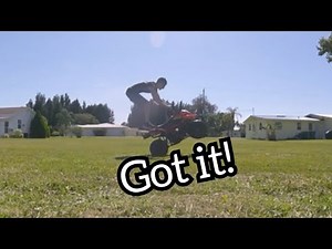 How To Wheelie A Quad (Small 110cc ATV)