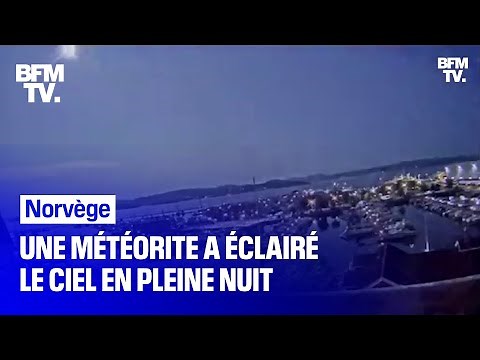 Norvège: une météorite a éclairé le ciel en pleine nuit en chutant près d'Oslo