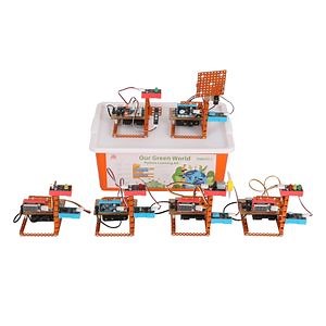 [Hot Item] Green World Python Learning Starter Kit Esp32 Stem Education Programming Arduino Robot for Kids Students