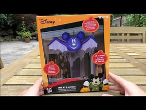 Disney 4.5-ft Airblown Inflatable Hanging Mickey Mouse Bat - Unboxing/Inflation/Review!