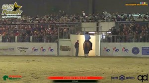 73K views · 780 reactions | IRHA Italian Reining Horse Association - IRHBA - NRHA - National Reining Horse Association OPEN FUTURITY 3 YRS OLD CHAMPIONS: SPOOK SUNBURST & Bernard Fonck Owner: Koen Symoens Score: 76 75 76 76 75½ 227½ | Italian Reining Futurity | Facebook