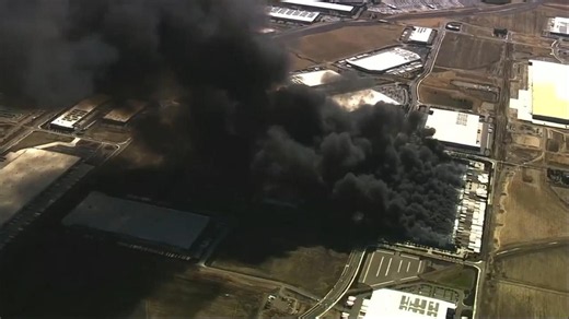 Fire at medical equipment warehouse in California prompts evacuations at nearby warehouses