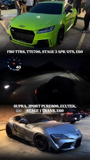 5.6K views · 15 reactions | @mister_two2's Fbo TTRS Vs Supra, pure 800, ecutek, e60  Send in your races  . . #daza #ttrs #supramk5 #supraculture #b58 | Builds vs Builds | Facebook