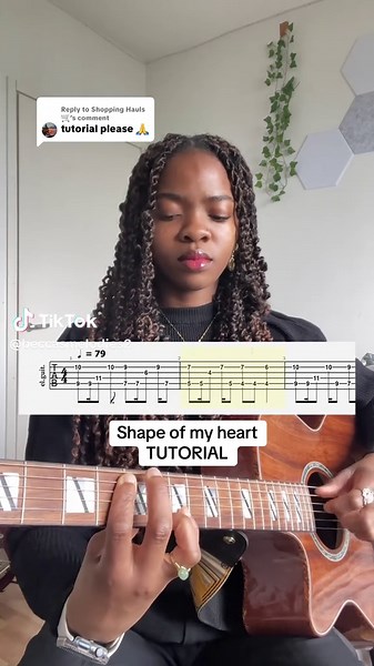 Shape of My Heart Guitar Tutorial