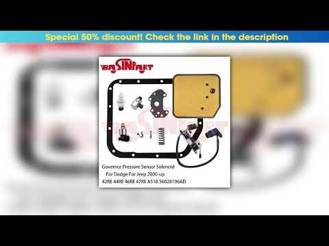 Top Full Set Governor Pressure Solenoid Sensor Transducer Transmission Kit 42RE 44RE 46RE 47RE 48RE