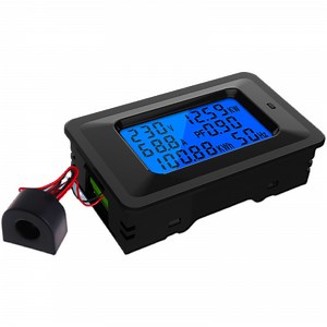 [Hot Item] LCD Panel Monitor Power Energy Analog Voltmeter Ammeter Watt Current AMPS Volt Meter Digital AC Voltage Meters