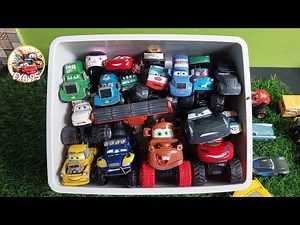 Lot of Disney Pixar Cars Unboxing Review | Lightning Mcqueen Racing Cars | Sliding Cars ASMR