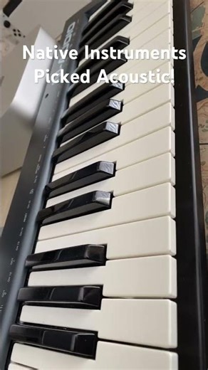 Native Instruments Picked Acoustic! #music #logicpro