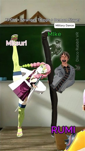 Stranger things + KPDH + Demon Slayer (Will & Mike) Hashira Training #kpopdemonhunters #vrchat #fyp