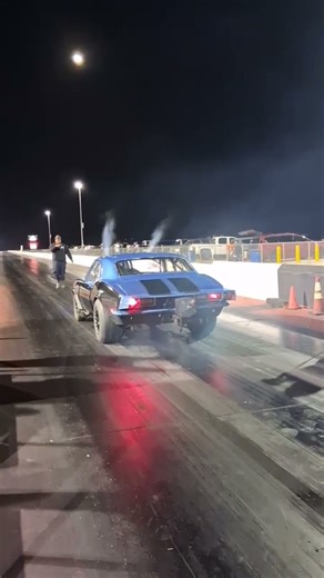 Nitrous camaro having trouble getting off the line