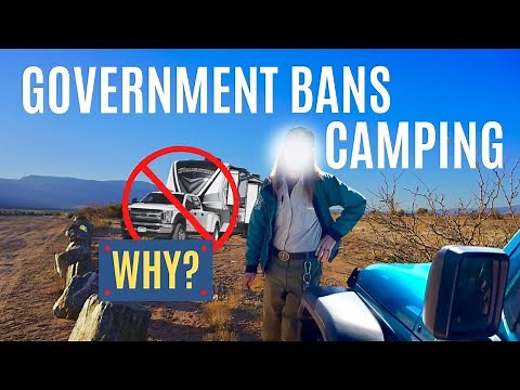 GOVERNMENT BANS CAMPING ON PUBLIC LAND! WHY? (RV LIVING FULL TIME)