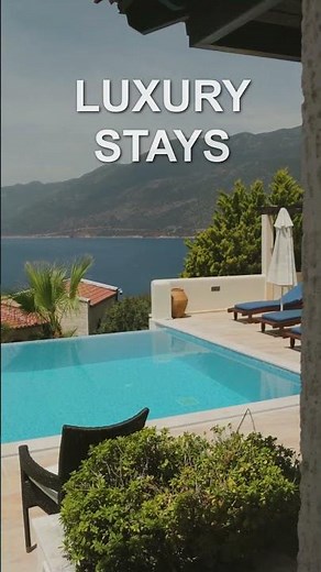 Tropical Beach Vacation 🌴 | Luxury Seaside Escape with Pool & Palms | Paradise Travel