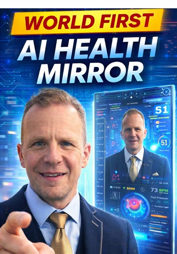 This is an AI Health Mirror from China using Transdermal Optical Imaging and computer vision to analyse what’s happening beneath your skin in real time. In 30 seconds, with no contact, no sensors and no wearables, it estimates 25 wellness indicators including heart rate trends, stress load, cardiovascular strain, recovery balance and more 🙏🏻🌷❤️✨🙌🏻#simoninchina #health #futuretech #ai #madeinchina