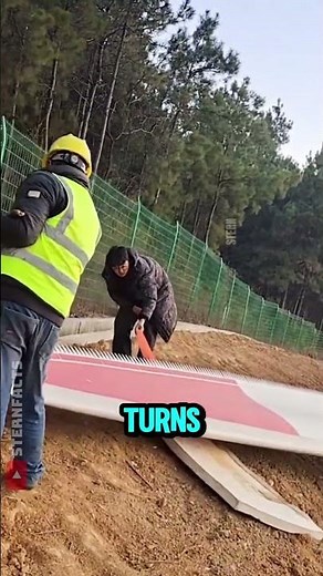 Moving a 230-Foot Wind Turbine Blade Through Mountains Is Insane 🚛