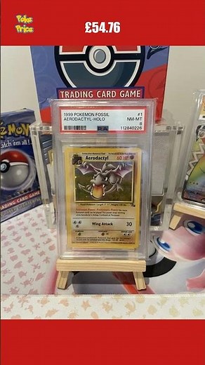 🚀 This Aerodactyl card fetched £54.76 — crazy or fair? #shorts