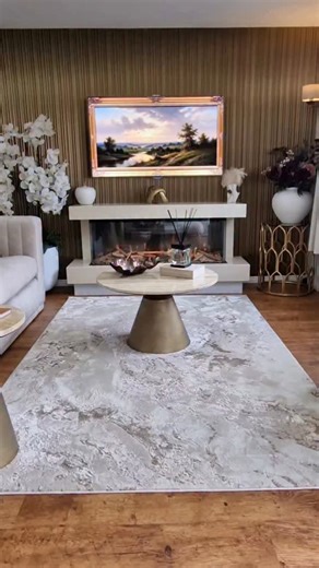 rebeccasglamhome on Instagram: "Home Sweet Home 🏠 It's a good job love being at home cos this rain we keep having is ridiculous. Im so ready for springtime. How's it's been where you live ? Another week flying by so quickly. I can't believe it's nearly half term. I've added some of my discount codes below for if anyone is interested. Coffee table @dajachomeinteriors Use code Reb10 Wall panels @bamboocharcoaluk Use code BCRG10 Lazio suite fireplace @bespokefireplaces Code Glam10 Beds @theluxuryb