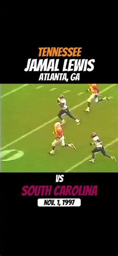 Jamal Lewis at Tennessee | “65-Yard TD run vs SC” (1997)