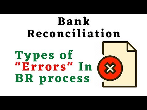 Errors in bank reconciliation statement