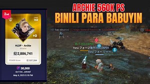 AMY Account ARCHIE 560K PS binili para bugbugin #MIR4 | YouJace Gaming