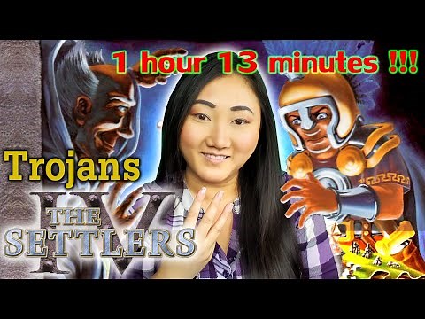 Sneaky strategy!! Finished in under 1.5 hours! Settlers IV Walkthrough: Trojans 3 (2020)