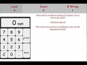 Distance, Time and Speed Challenge