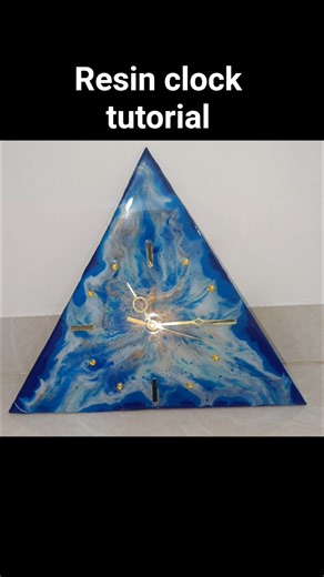 How to create a Resin clock | Resin Clock Making Tutorial | #resinclock #resinart #giftideas #shorts