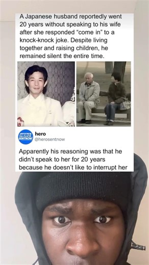 They raised kids and lived together without speaking