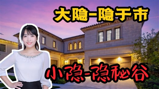 HouseTourVLOG_72 尔湾Hidden Canyon隐秘谷，带你一探进阶必备型豪宅 |尔湾地产经纪挑挑