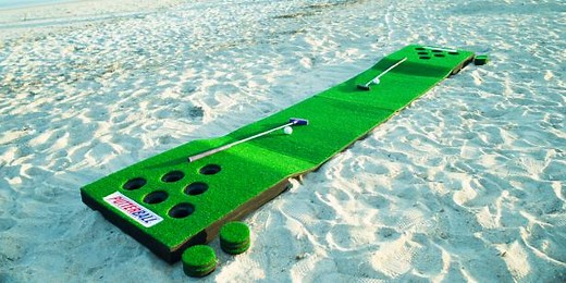 The latest beer pong and golf fusion is a putting game that looks pretty awesome