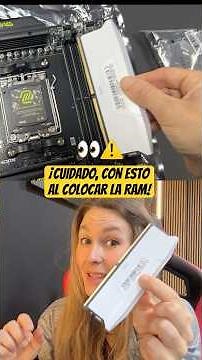 ¡OJO con esto! 👀 ⚠️ ¡Así debes colocar los módulos de RAM en tu PLACA BASE ! #msi #gaming