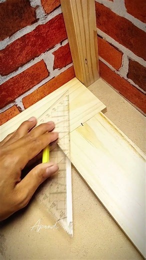 Pay close attention to this measurement method you may need it someday #trickwood #woodjoint