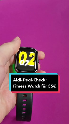 Aldi’s Fitness Watch mit GPS für 35€ – Testbericht