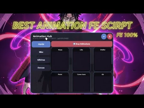 Title ✨ [ BEST FE ANIMATION SCIRPT? ] 100% FE | NO KEY 