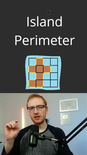 Gregory Hogg on Instagram: "Apple Interview Question - Island Perimeter - Leetcode 463 Crack big tech at algomap.io! #coding #leetcode #programming #interview"