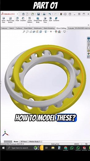 PART 01 OF COMPLEX MODELING IN SOLIDWORKS