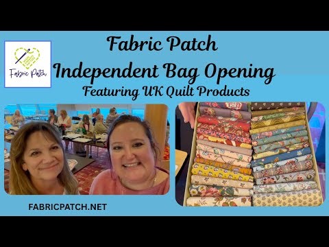 See what the Fabric Patch quilt cruisers bought in the UK and what Brian is up too.