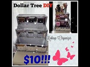 Dollar Tree DIY | Makeup Organizer Storage | Do it yourself