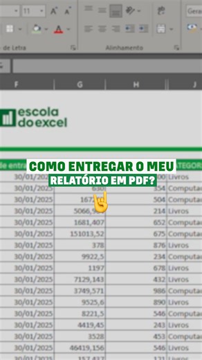 Converta os seus dados excel para PDF de forma rápida e simples, e destaque-se no local de trabalho. Você deseja desenvolver habilidades no Excel e não sabe por onde começar? Comente "Básico" e tenha acesso ao nosso curso 100% gratuito. #expertnaodadesculpa #expert #excel #c1 | Escola do Excel