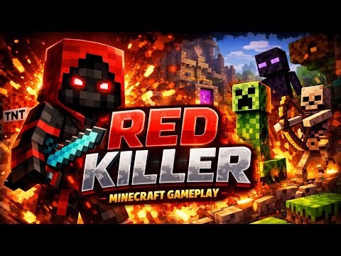 RED KILLER__ is live! minecraft gameplay 🤫