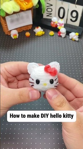 How to make DIY Hello Kitty #shorts #diy #handmade #toys