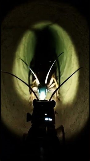 Real POV: Inside a Termite Colony Tunnel System 🤯 #wildlife #shorts